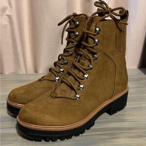 Indigo Rd. Brown Lace-Up combat hiking Boots